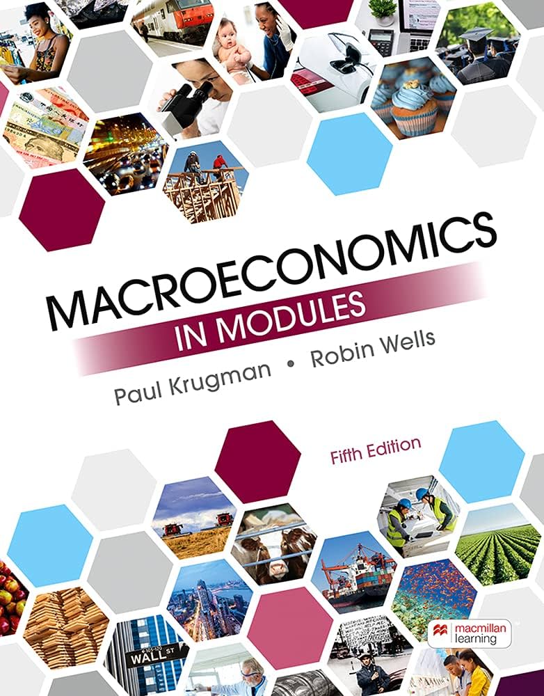 Cover of Krugman and Wells Macroeconomics in Modules Textbook